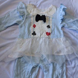 Japan Alice In Wonderland One Piece Outfit Costume Dress Up Disney Imported